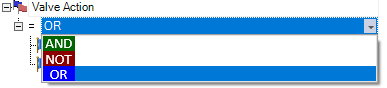 The conditional logic types for multiple transient events is displayed.